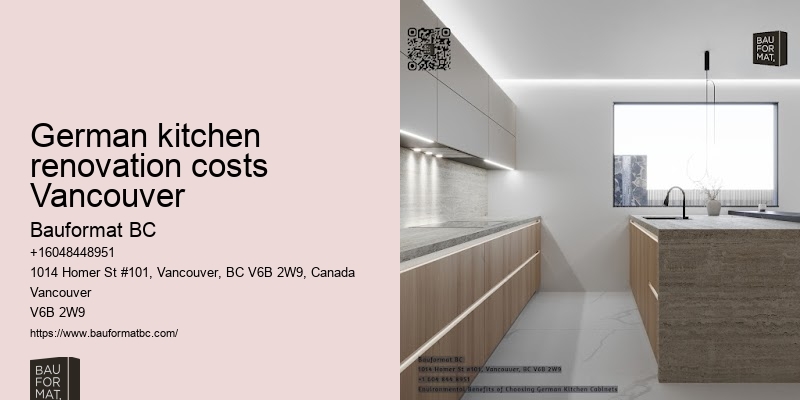 Innovative German kitchen cabinet design solutions Vancouver