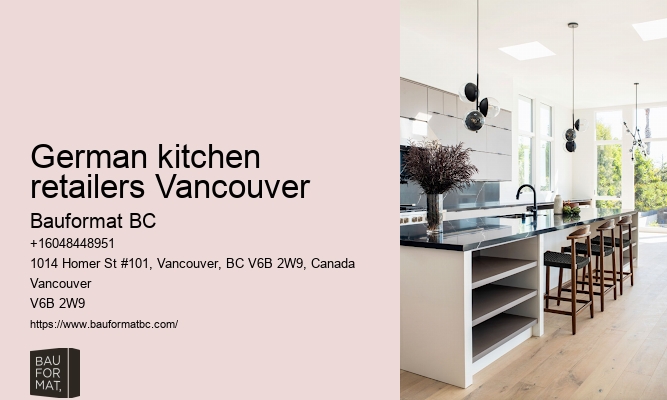 German kitchen trends Vancouver