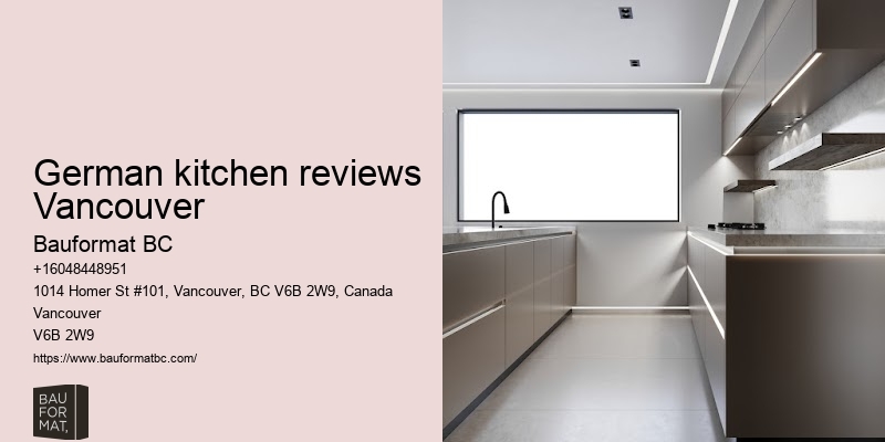 Reputable German kitchen cabinet suppliers near Vancouver