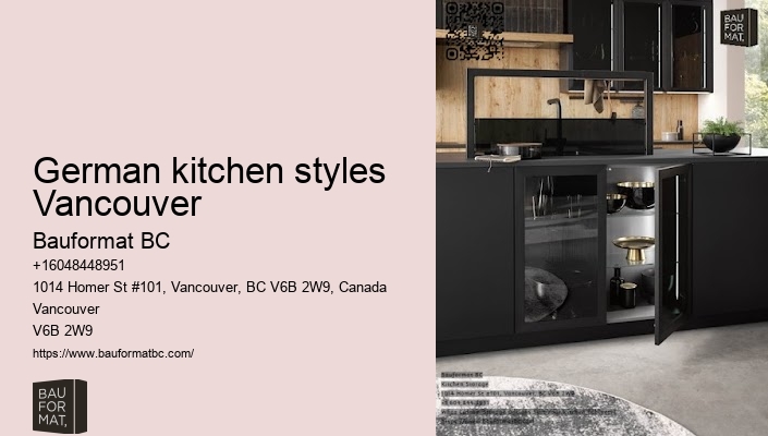 German kitchen cabinets with high-resistance finishes Vancouver