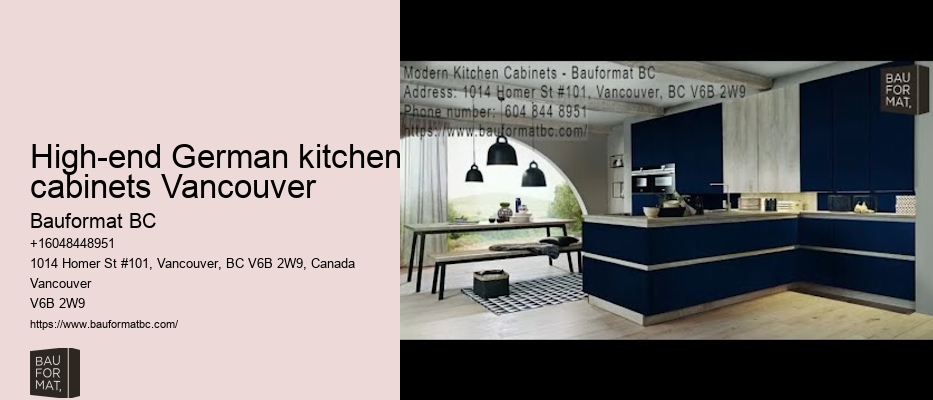 Experienced German kitchen cabinet installation services in Vancouver