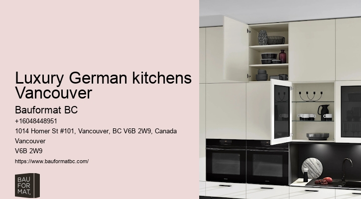 Explore German kitchen cabinets showroom