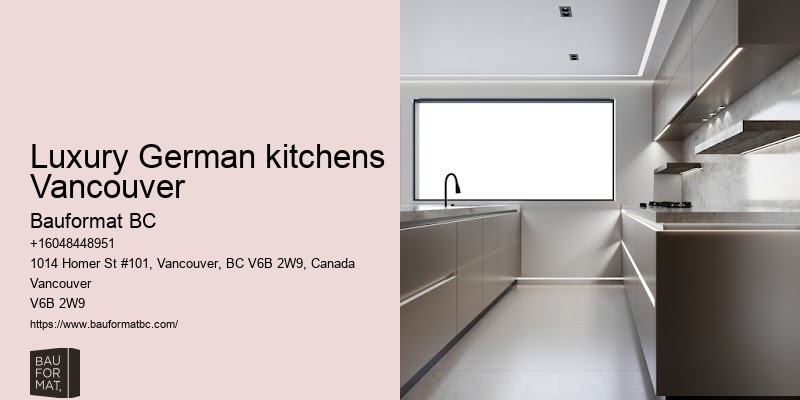 German kitchen cabinets made in Germany Vancouver