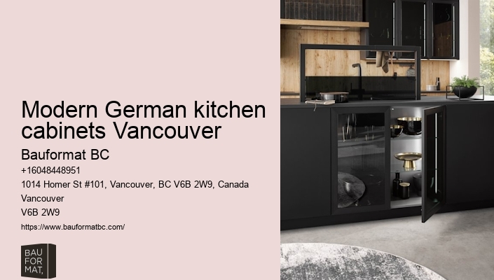 Find German kitchen cabinet showrooms nearby Vancouver