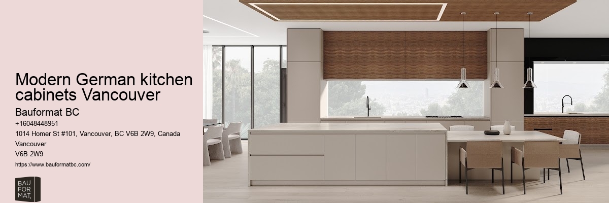 German kitchen cabinet showrooms Vancouver