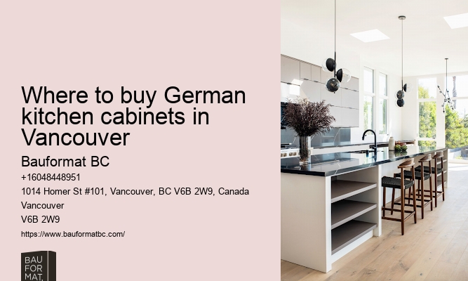 German kitchen cabinets pros and cons Vancouver