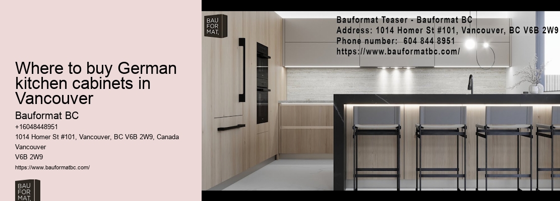 German kitchen cabinets vs Italian Vancouver
