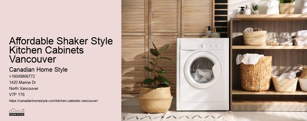 Local Solid Wood Kitchen Cabinets Vancouver