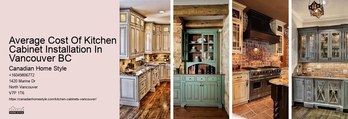 Classic kitchen cabinet designs Vancouver