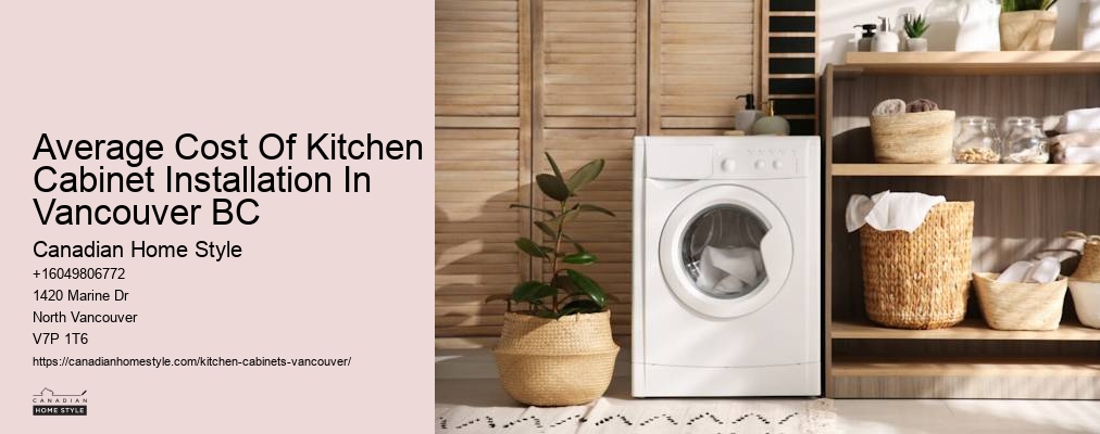 Kitchen cabinet storage Vancouver