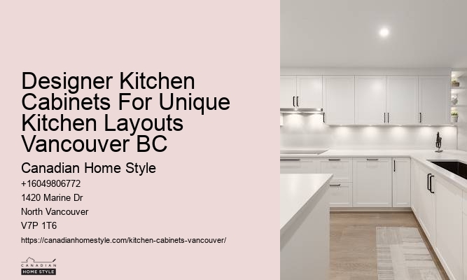 Modern kitchen cabinet drawer fronts Vancouver BC