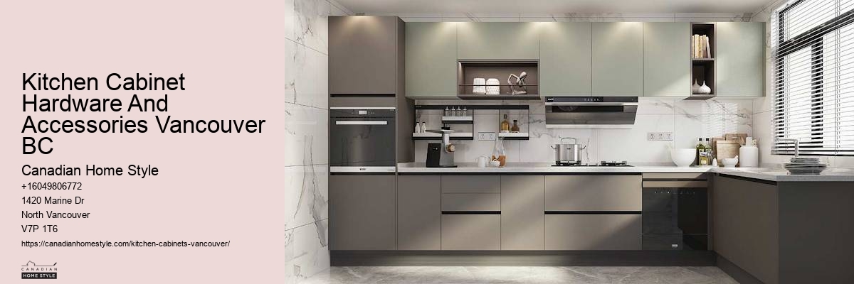 Red kitchen cabinets Vancouver