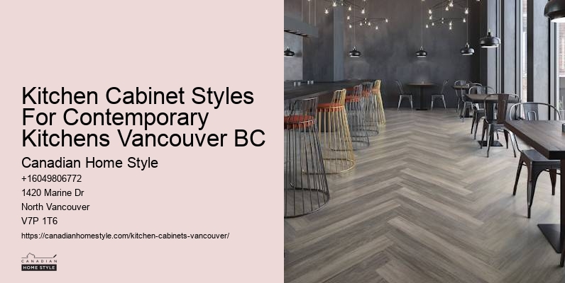 Modern Kitchen Cabinets Vancouver