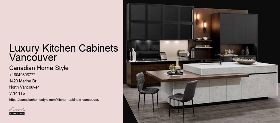 Luxury Kitchen Cabinets With Soft Close Drawers Vancouver