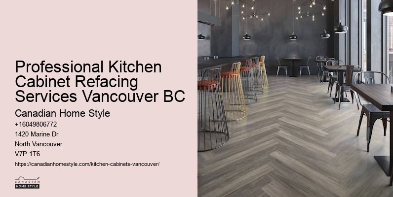 Minimalist kitchen cabinet layouts Vancouver