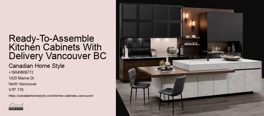 Frameless kitchen cabinets Vancouver